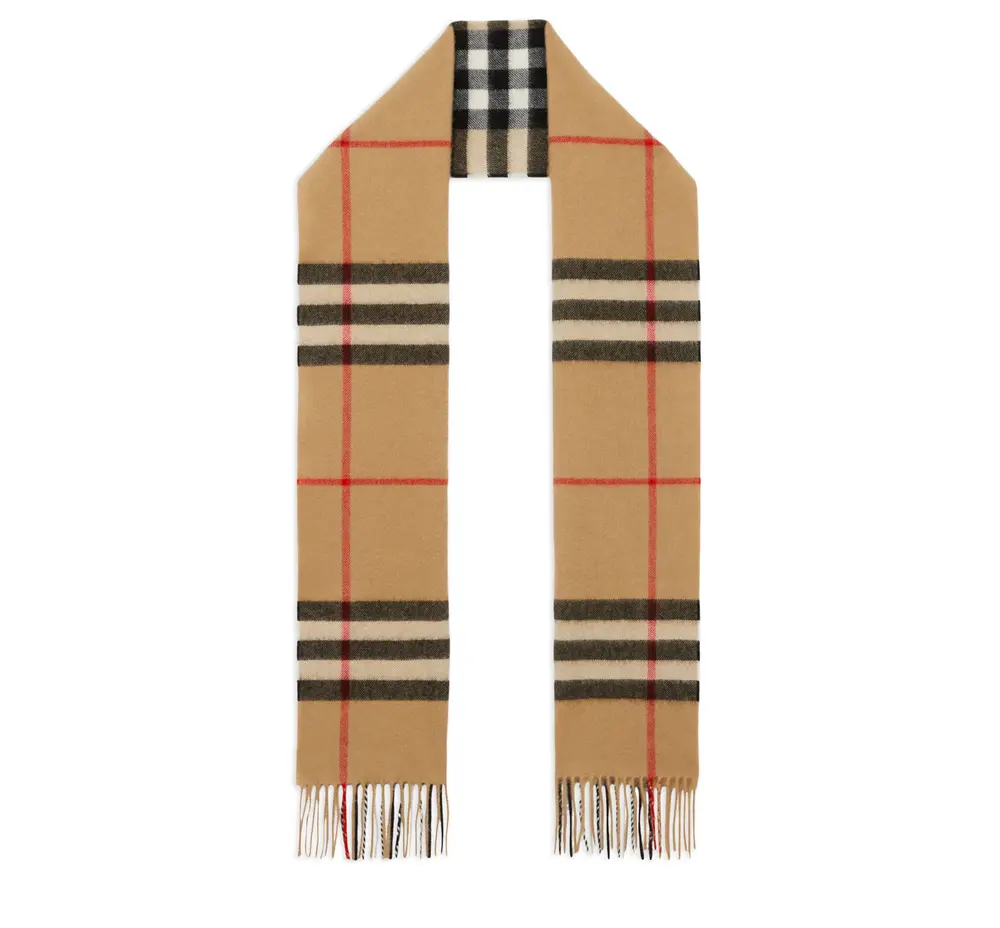 Khăn Burberry Check Cashmere Scarf 'Archive Beige' 80765761 - Ảnh 3