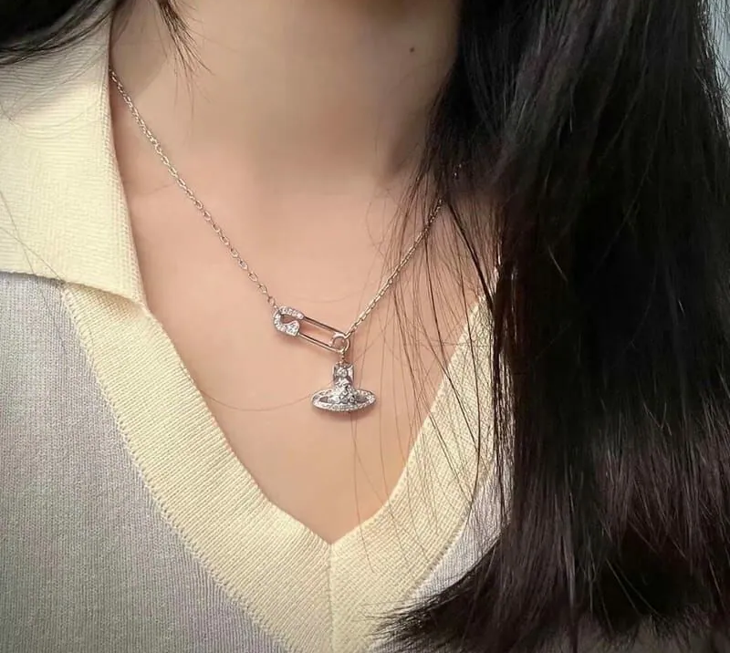 Dây Chuyền Vivienne Westwood Lucrece ‘Silver’ 6302029102P102P102 - Ảnh 4