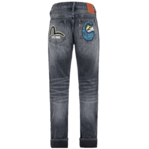 Quần Evisu Embroidered Straight ‘Blue’ 2EAHTM2JE12010CT