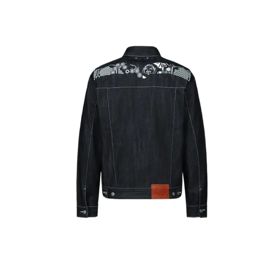Áo Evisu AW23 Jeans Denim ‘Blue’ 2EAHTM3DJ1901RXCS - Ảnh 3