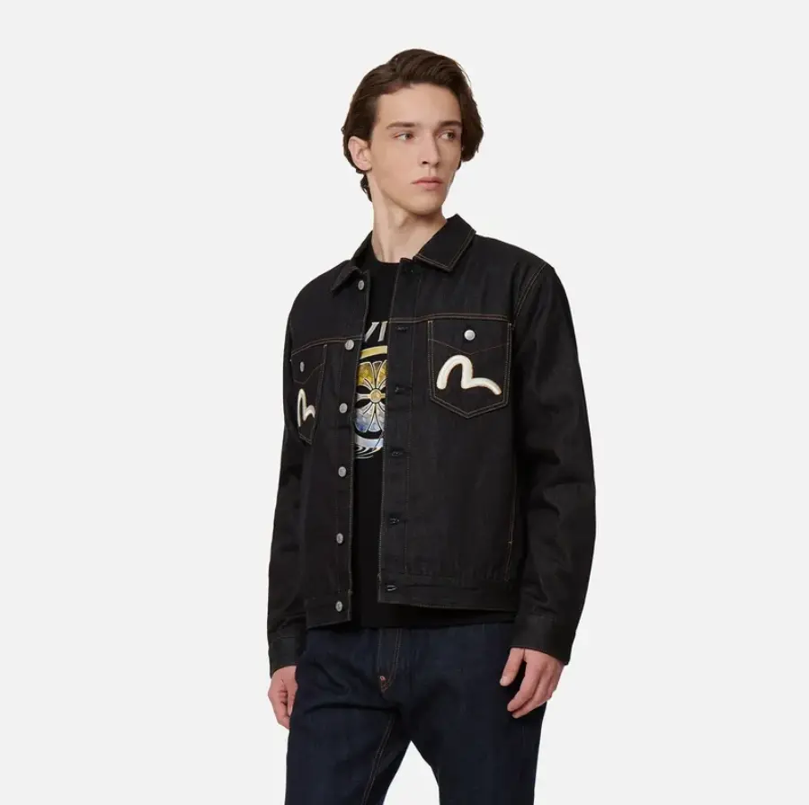 Alternative view of Áo Evisu Osaka Jean ‘Blue’ 2EAHTM3DJ1931XXCT