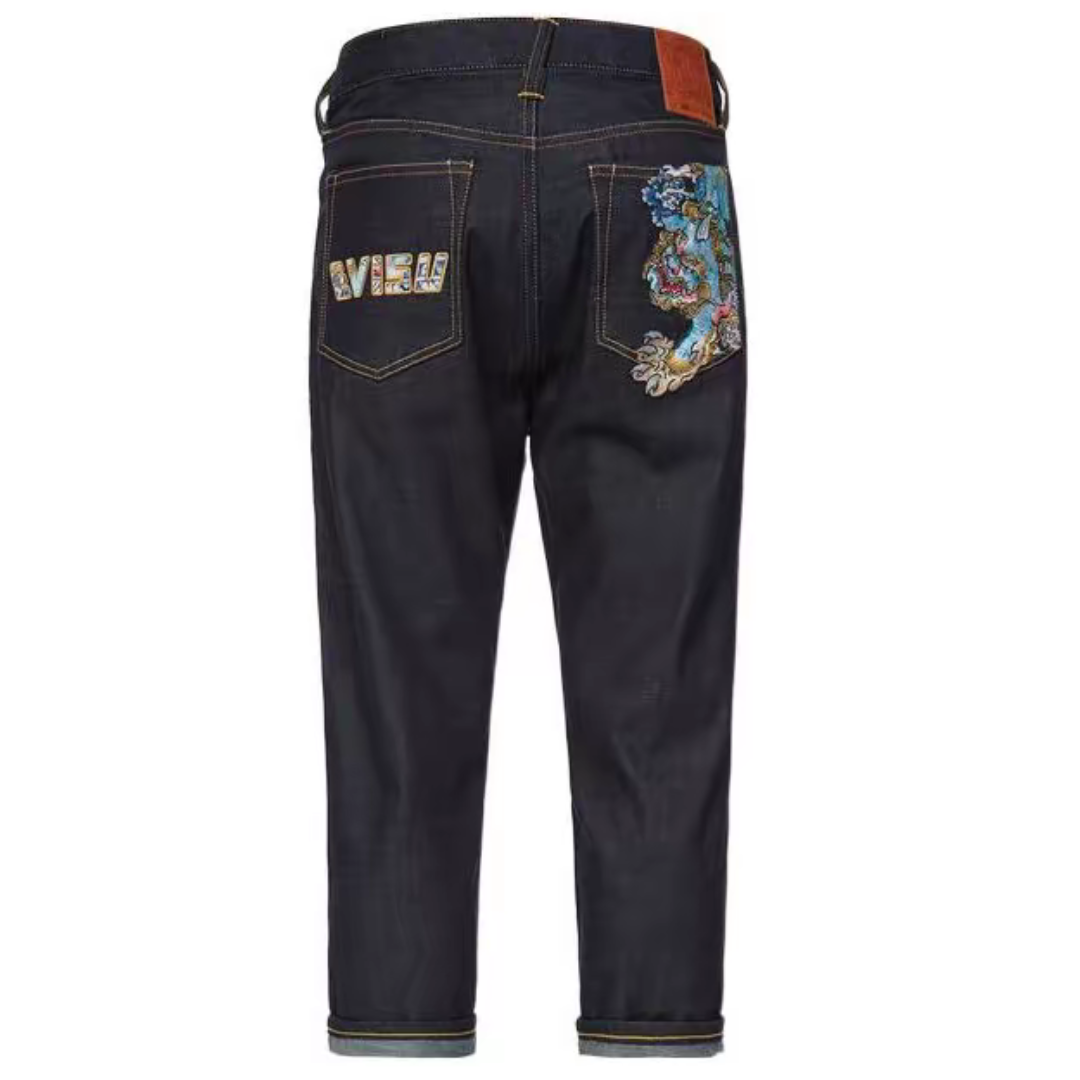 Quần Evisu Jeans Denim ‘Black Blue’ 2ESHTM2JE10227CT