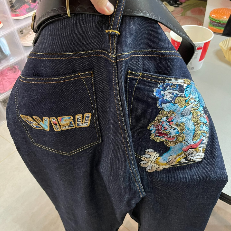 Quần Evisu Jeans Denim ‘Black Blue’ 2ESHTM2JE10227CT - Ảnh 3