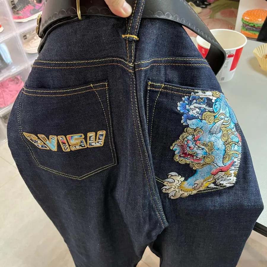 Quần Evisu Jeans Denim ‘Black Blue’ 2ESHTM2JE10227CT - Ảnh 3