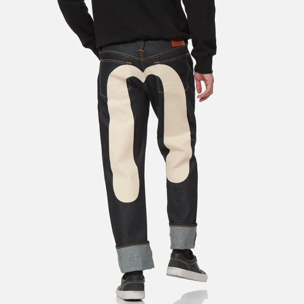 Alternative view of Quần Evisu Daicock Print Baggy ‘Black’ 2ESHTM2JE91000CT