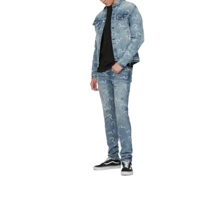Quần Evisu Jeans Model ‘Blue’ 2ESOSM1JE12117 - Ảnh 3