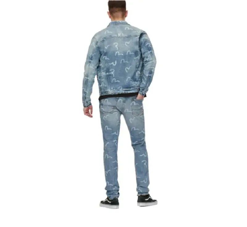 Quần Evisu Jeans Model ‘Blue’ 2ESOSM1JE12117 - Ảnh 4