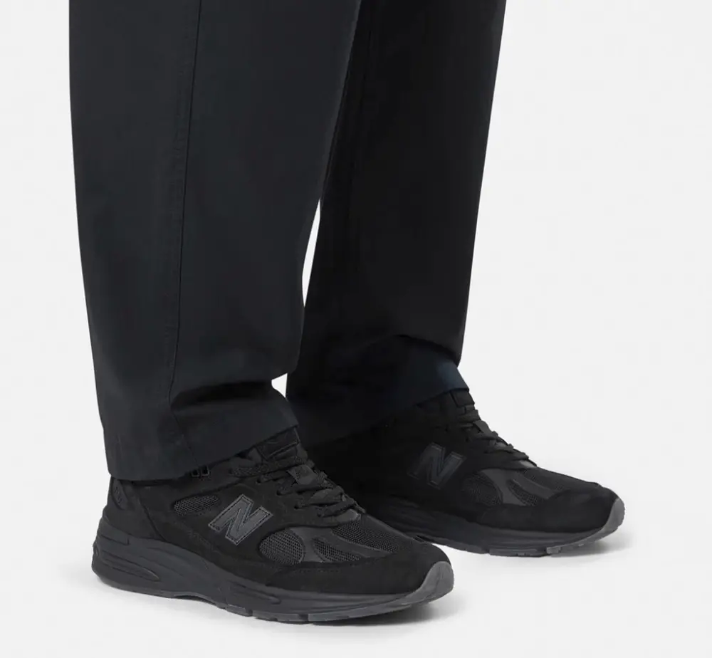 Giày Stone Island x New Balance 991v2 Made in England 'Black' U991SK2 - Ảnh 3