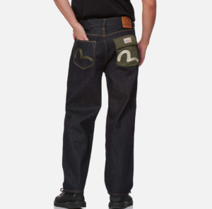 Alternative view of Quần Evisu Little Seagull ‘Black Navy’ 2EAHTM1JE190WLCT