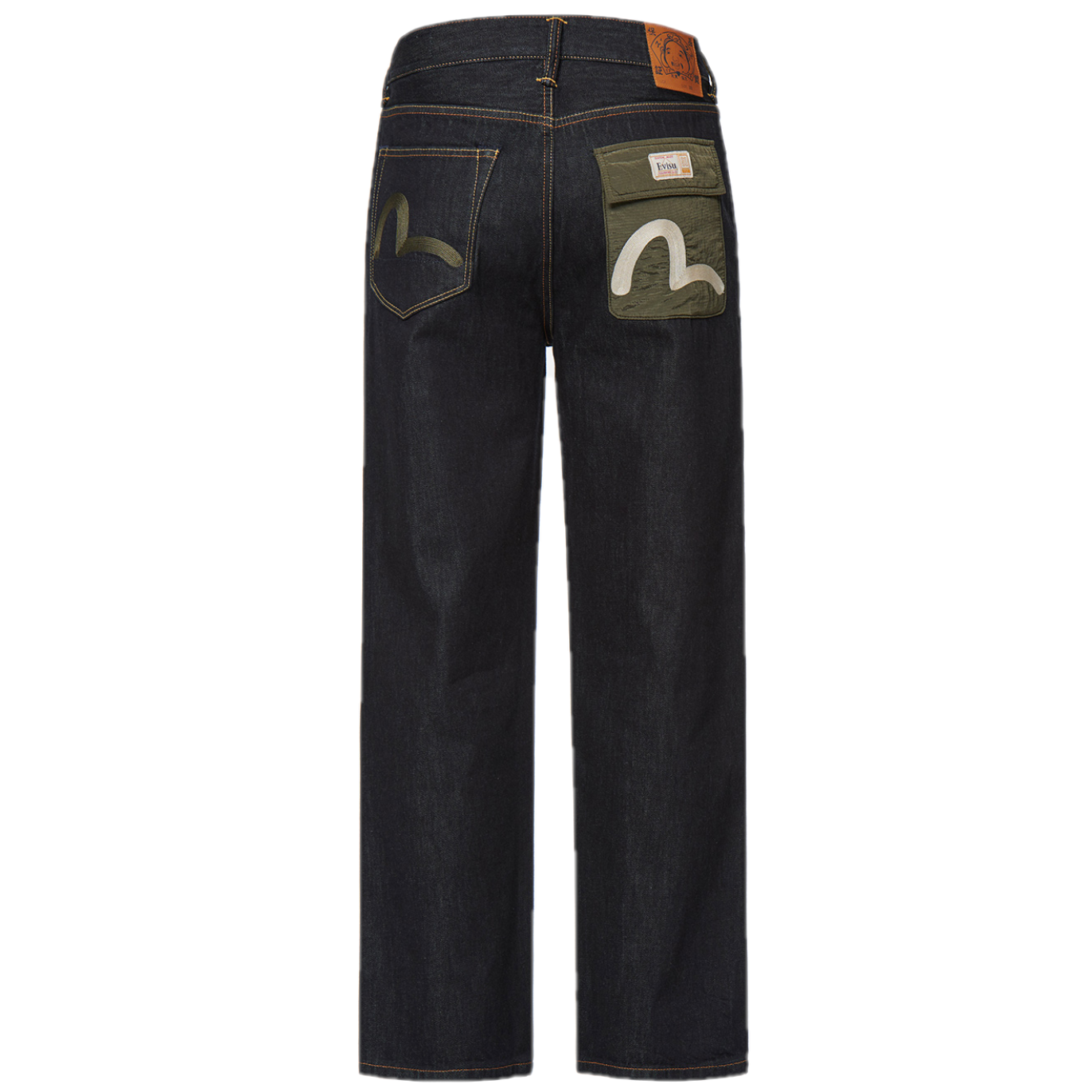 Quần Evisu Little Seagull ‘Black Navy’ 2EAHTM1JE190WLCT