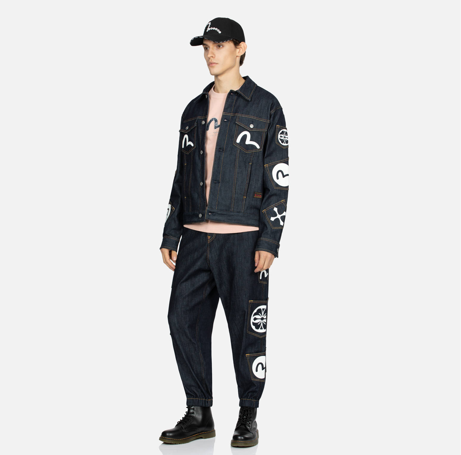 Áo Evisu Multi-Pocket Relax Fit ‘Blue’ 2EAHTM3DJ7004RXCX - Ảnh 2