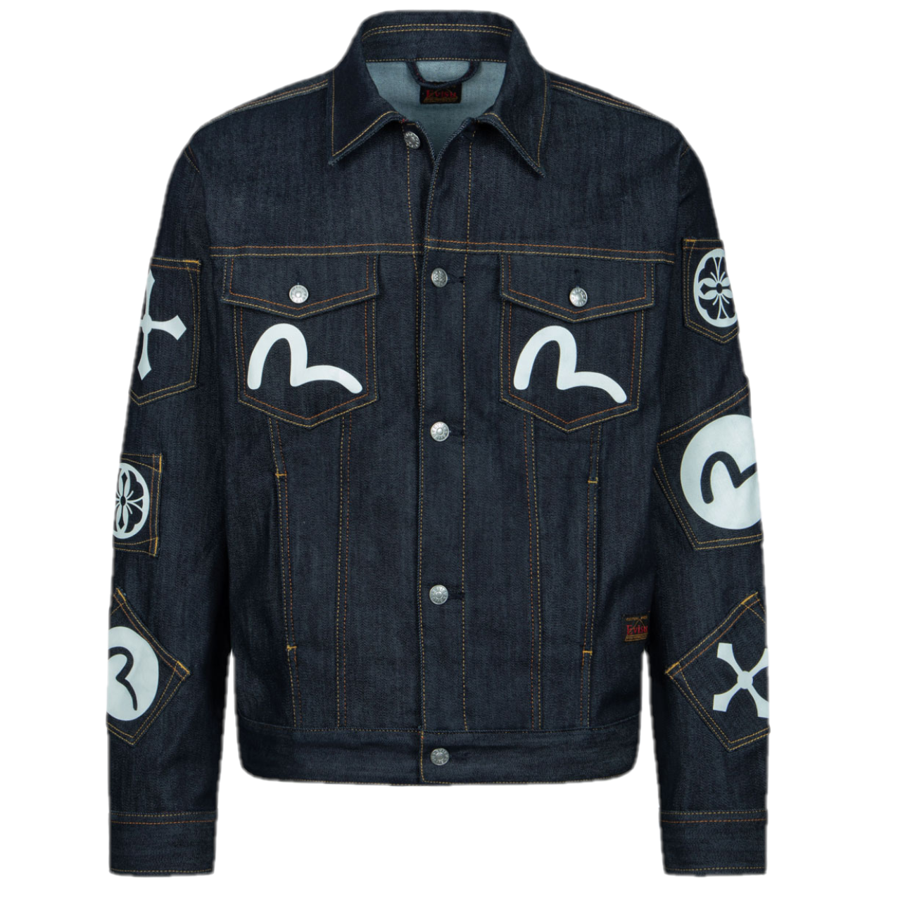 Áo Evisu Multi-Pocket Relax Fit ‘Blue’ 2EAHTM3DJ7004RXCX