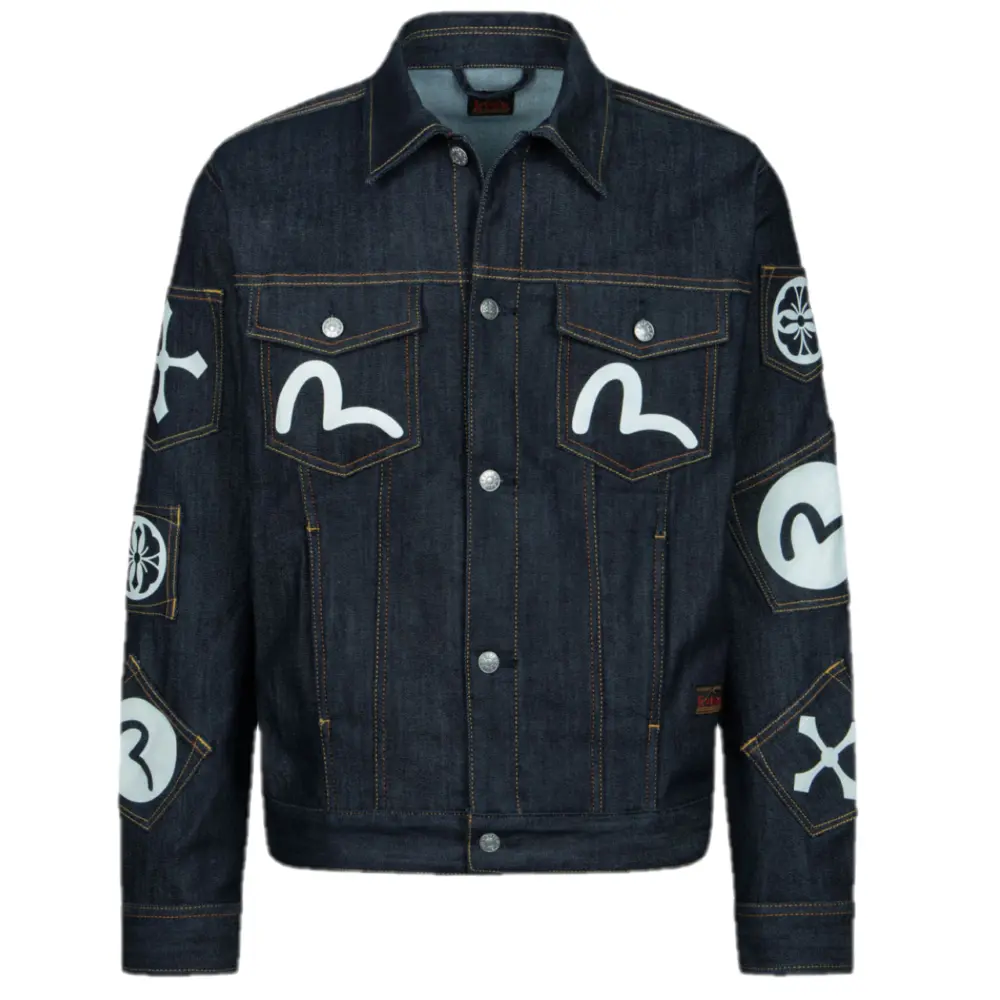 Áo Evisu Multi-Pocket Relax Fit ‘Blue’ 2EAHTM3DJ7004RXCX