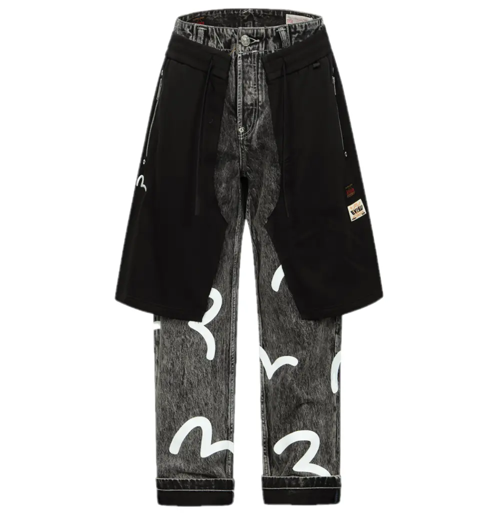 Quần Evisu Seagull Fit Jean ‘Grey’ 2EAHTM3JE8102FFDN