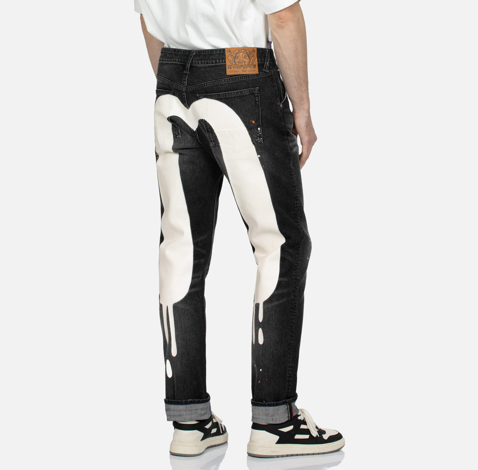 Quần Evisu Graffiti Daicock ‘Black’ 2EAHTM3JE890217CS - Ảnh 2