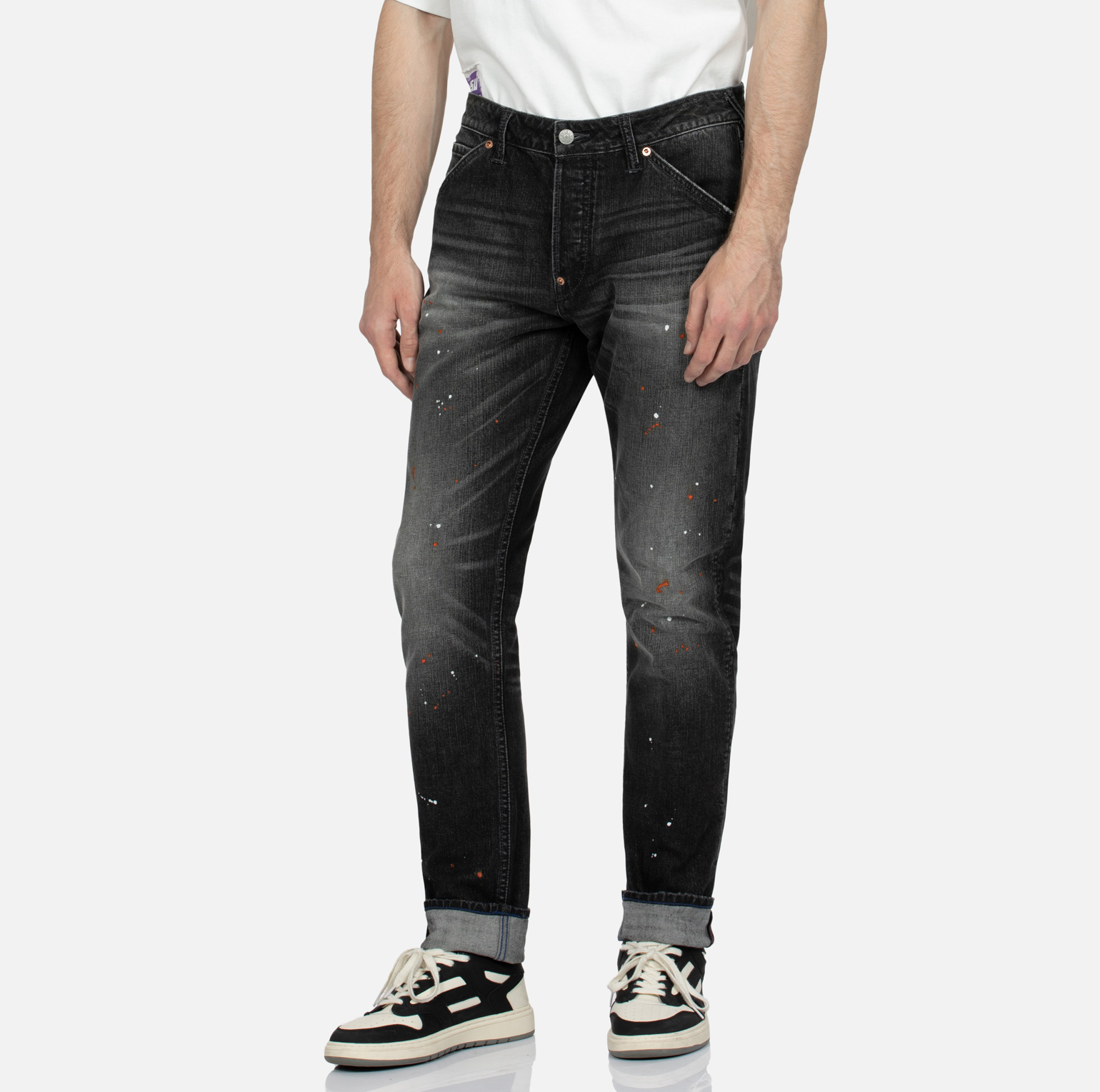 Quần Evisu Graffiti Daicock ‘Black’ 2EAHTM3JE890217CS - Ảnh 3