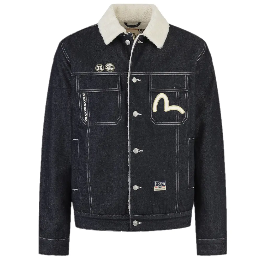 Áo Evisu Contracting Embroidery ‘Blue’ 2EAHTM4DJ1008RXDN