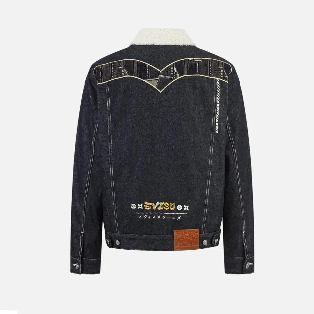 Alternative view of Áo Evisu Contracting Embroidery ‘Blue’ 2EAHTM4DJ1008RXDN