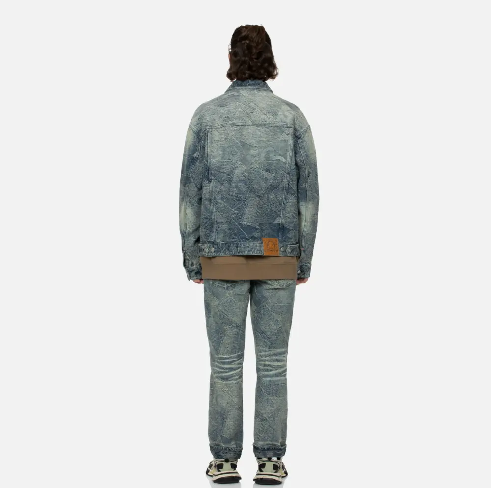 Áo Evisu Allover Pocket Seagull ‘Blue’ 2EAHTM4DJ8002LFDN - Ảnh 3