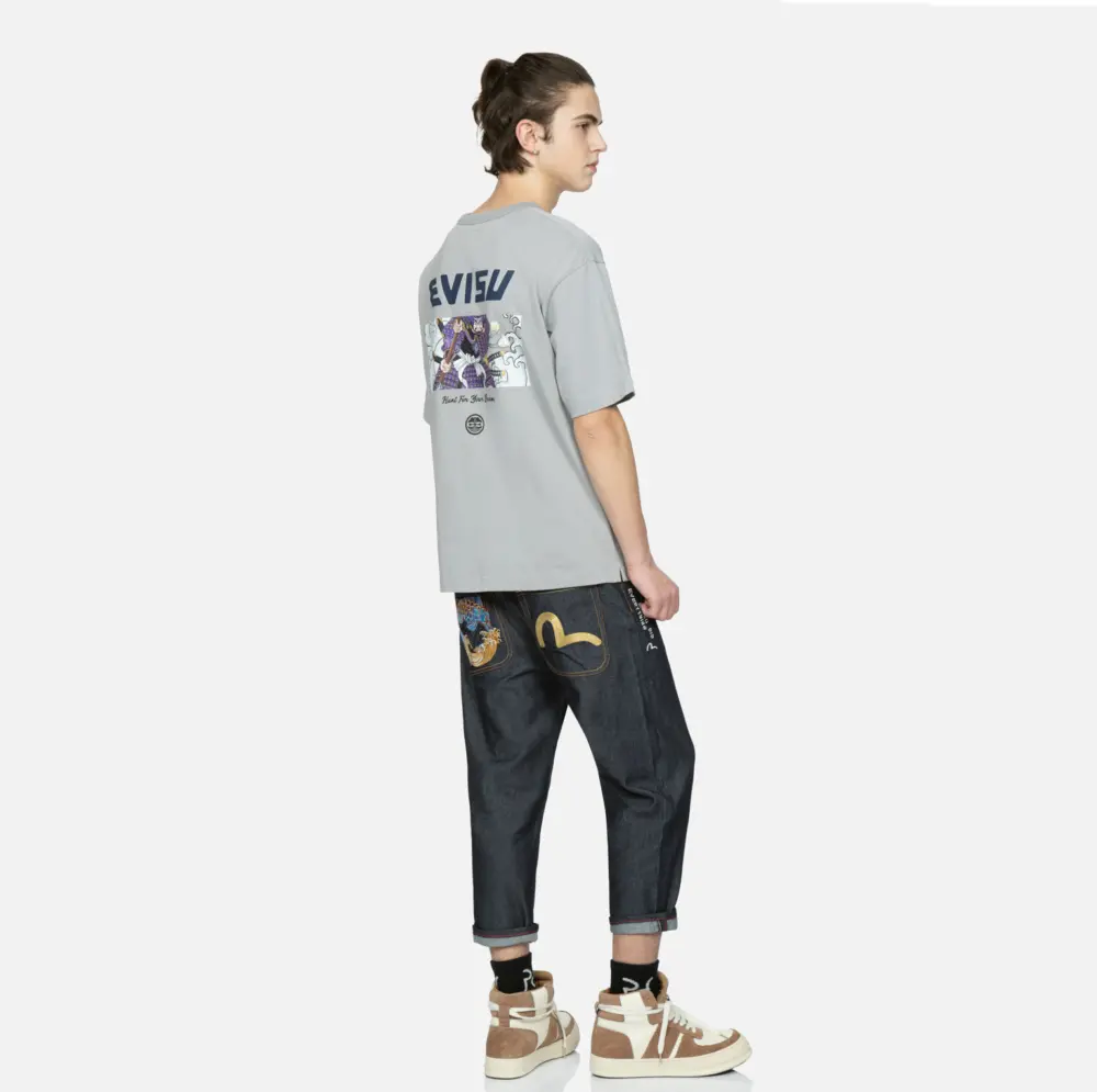 Alternative view of Quần Evisu Dragon-Koi And Seagull ‘Blue’ 2ESHTM3JE16427CX