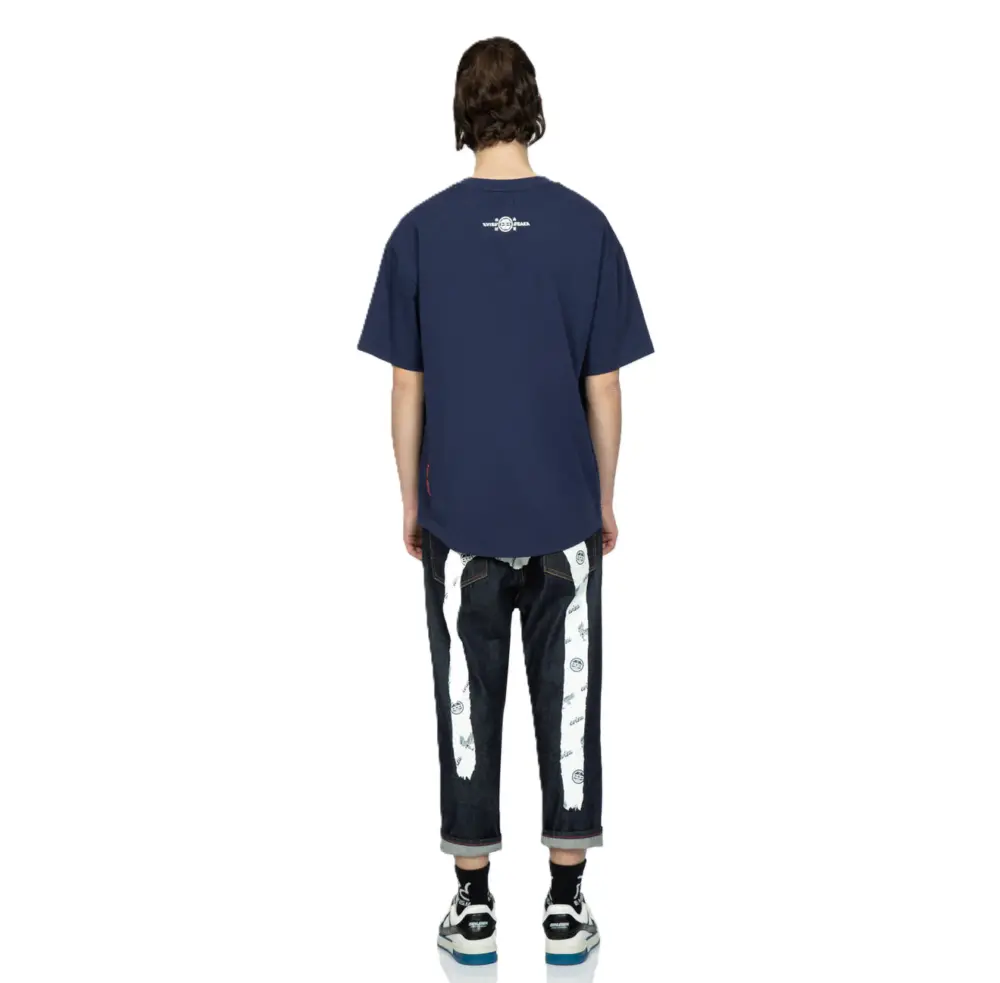 Alternative view of Quần Evisu Kamon And Eagle ‘Blue’ 2ESHTM3JE90427CT