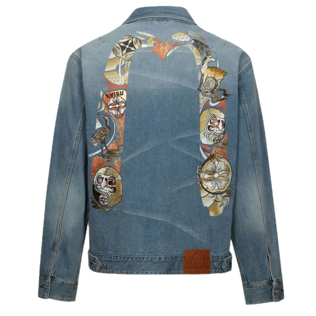 Áo Evisu Huazha Daruma ‘Blue’ 2ESHTM4DJ1002RXDN