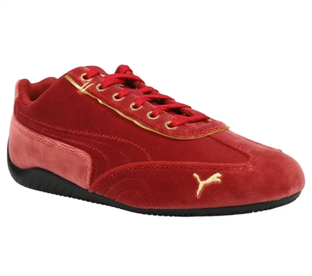 Alternative view of Giày Puma Speedcat Velvet 'Intense Red' 306956-01