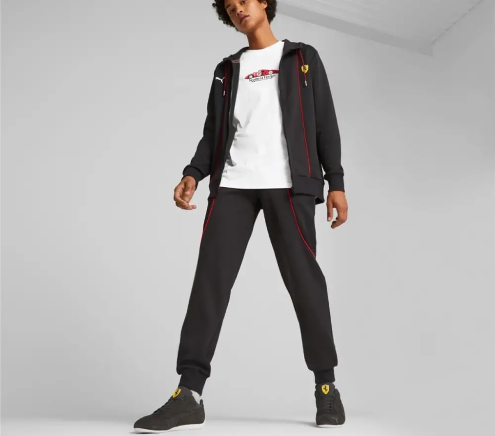 Alternative view of Giày Puma Scuderia Ferrari x Speedcat 'Black White' 307822-01