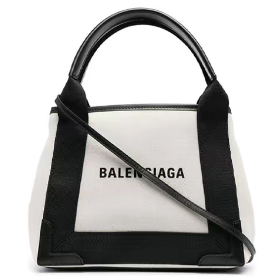 Túi Balenciaga Cabas Handbag ‘Ivory Black’ 3903462HH3N9260
