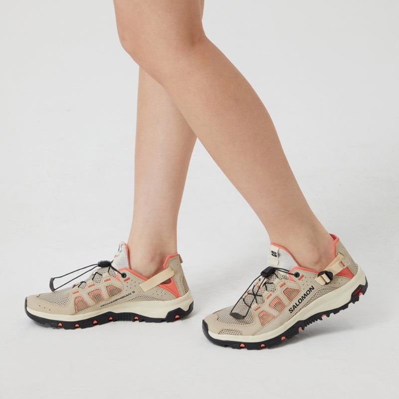 Giày Salomon Techamphibian 5 ‘White Pepper Coral’ L47432400 - Ảnh 4