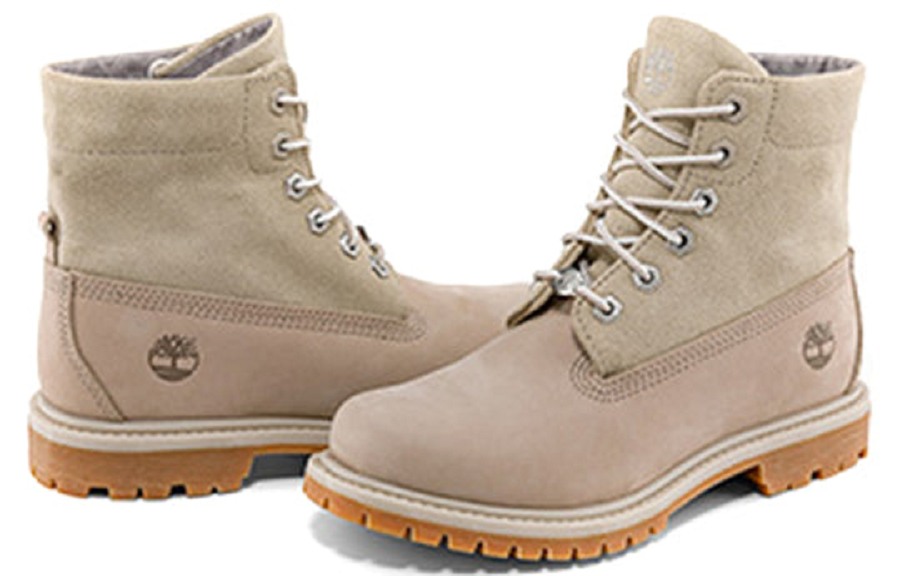 Giày Timberland Roll Top Basic ‘Beige Grey’ A44T8W - Ảnh 2