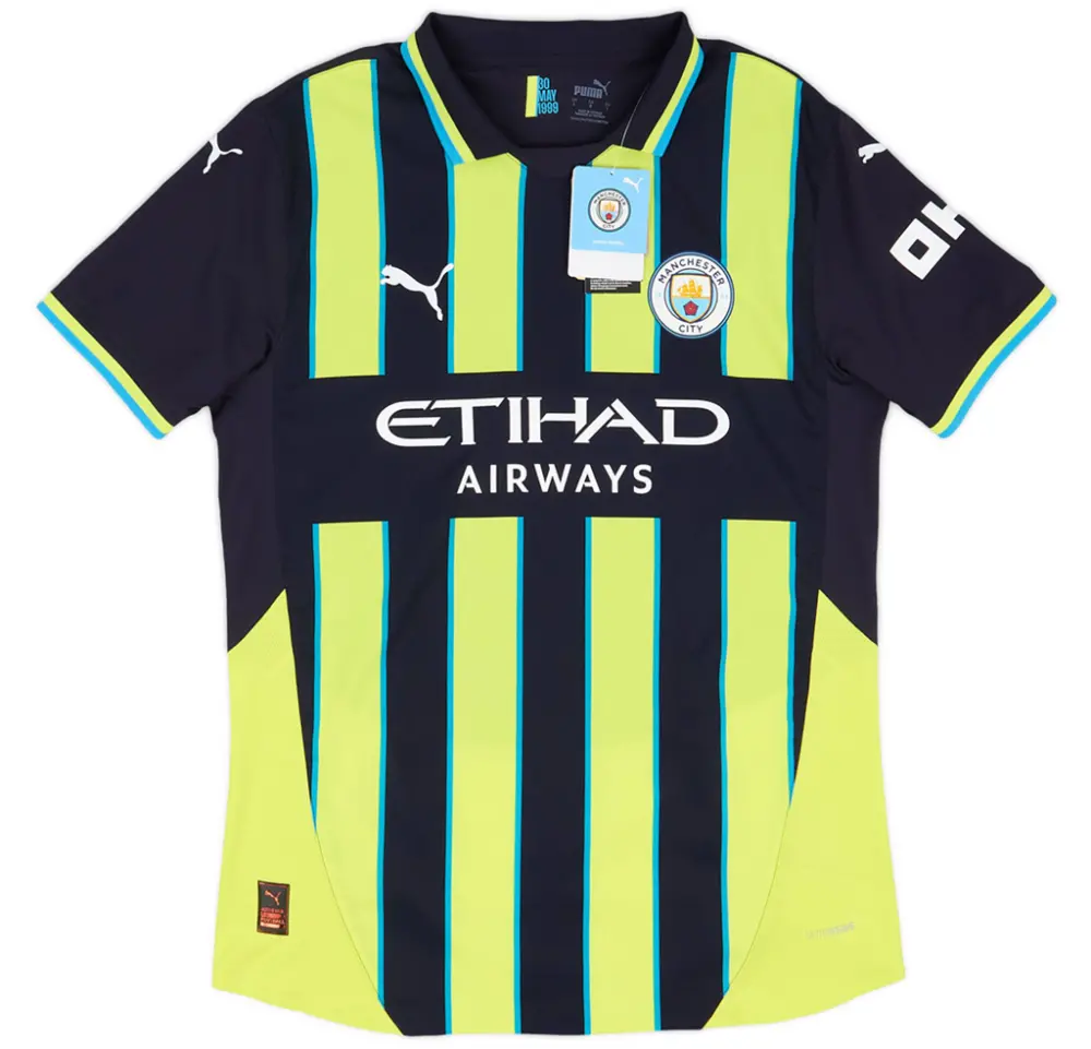 Áo Puma Manchester City 24/25 Authentic Away ‘Black Yellow’ 778614-02