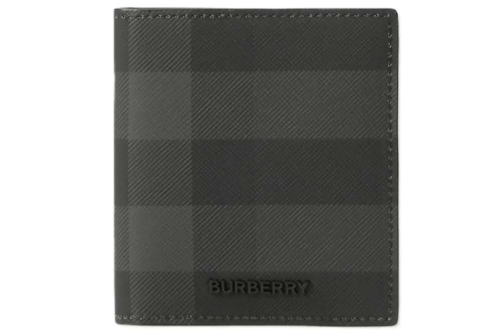 Ví Burberry Check Folding Card Case ‘Charcoal’ 80732761