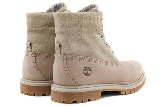 Giày Timberland Roll Top Basic ‘Beige Grey’ A44T8W - Ảnh 4