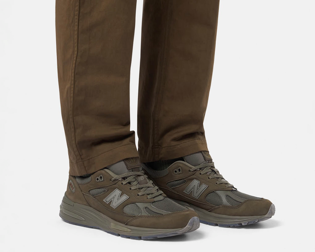 Giày Stone Island x New Balance 991v2 Made in England 'Green' U991SC2 - Ảnh 4