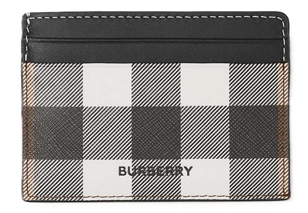 Ví Burberry Check Leather Card Case ‘Brown’ 80527951