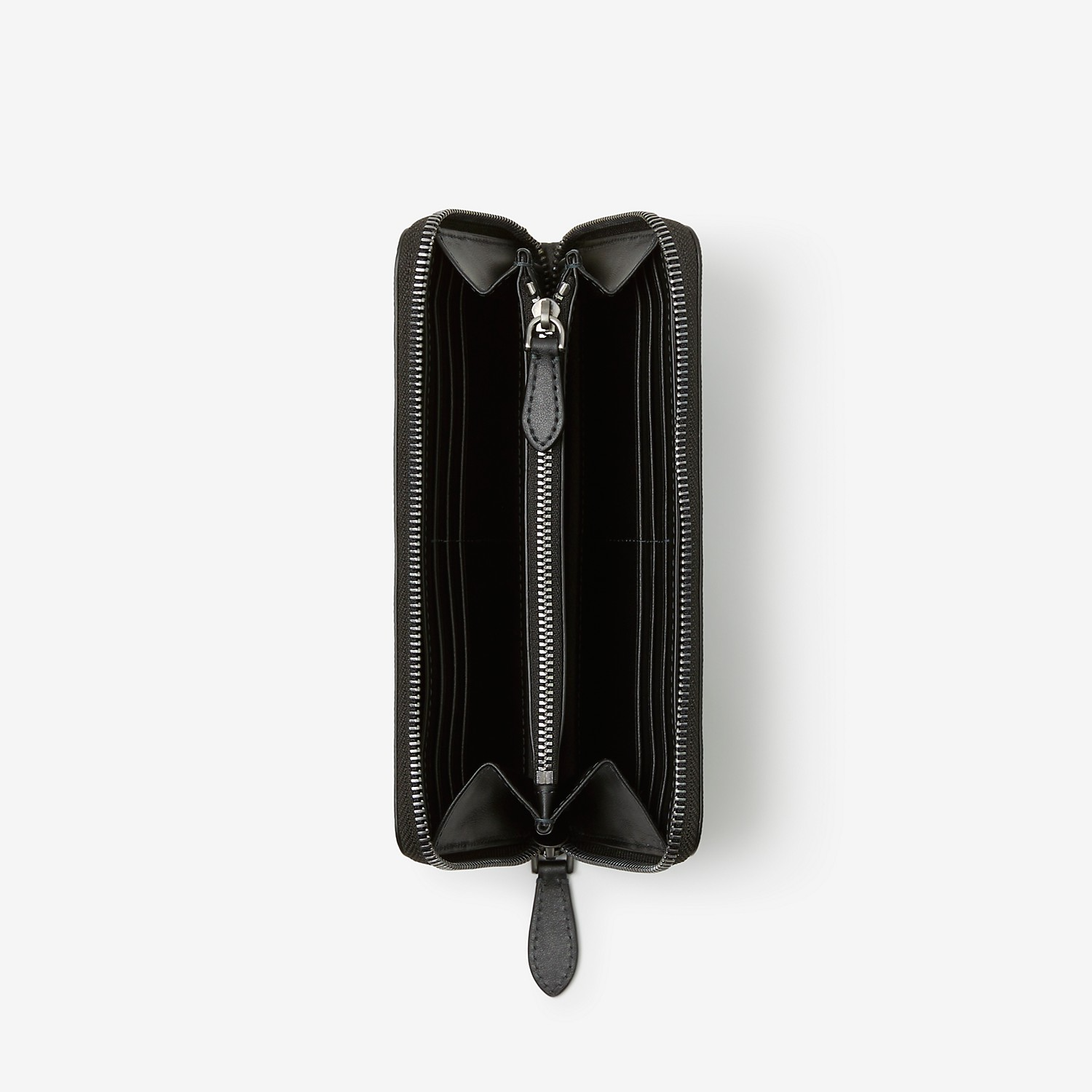 Ví Burberry Check Zip Wallet ‘Charcoal’ 80702541 - Ảnh 2