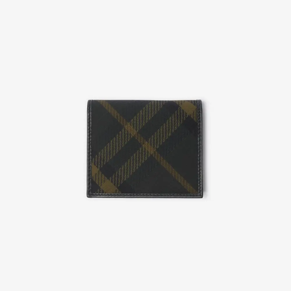 Ví Burberry Check Coin Card Case ‘Shadow’ 80984601 - Ảnh 3