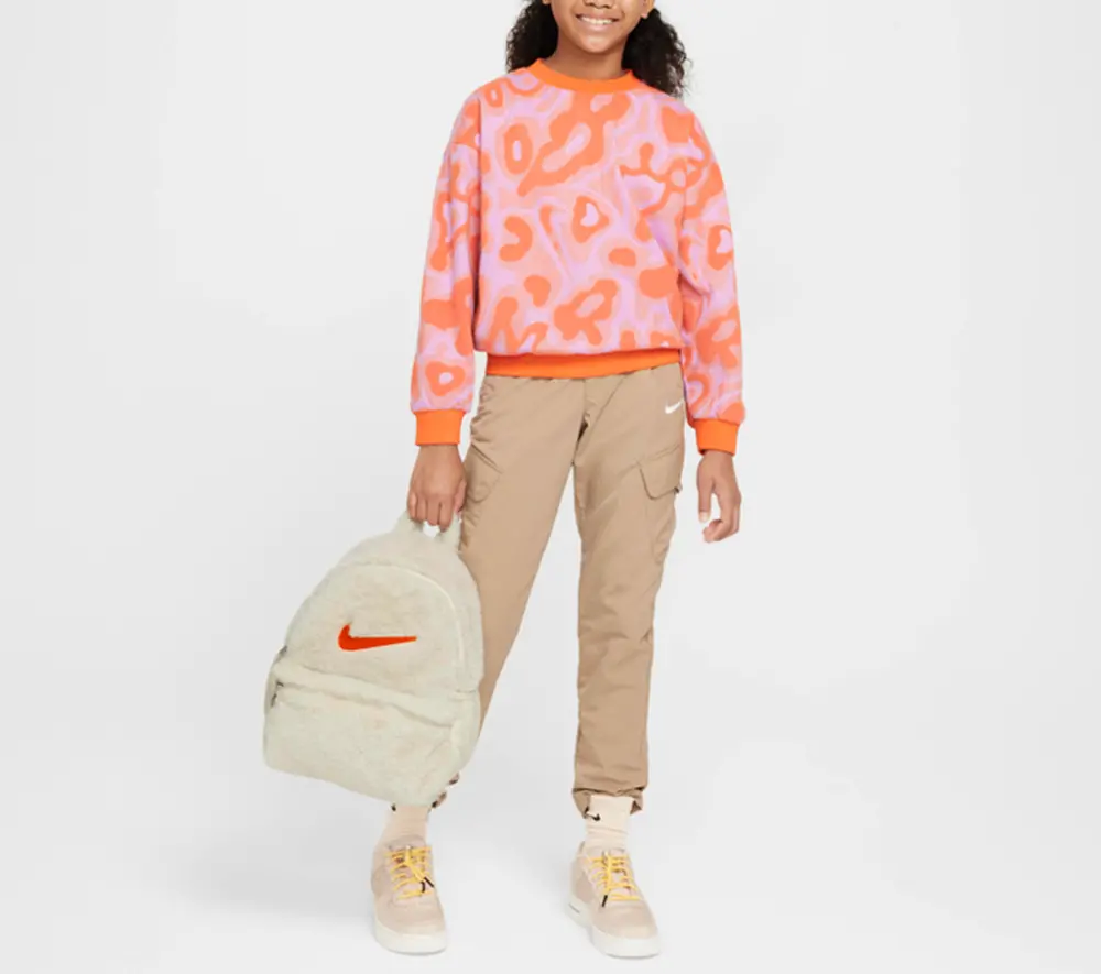 Alternative view of Balo Nike Older Kids' Faux Fur 'Coconut Milk' FZ1330-113