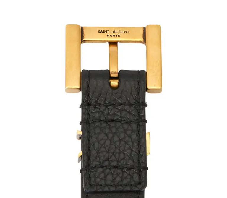 Alternative view of Thắt Lưng Saint Laurent Monogram Casual ‘Black’ 612616-DTI0W-1000