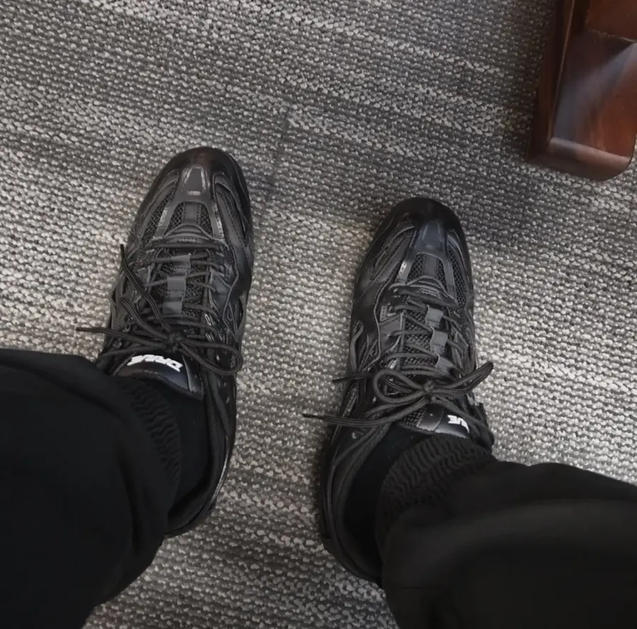 Giày Balenciaga Drive Sneakers ‘Black’ 635498W3AH11000 - Ảnh 4