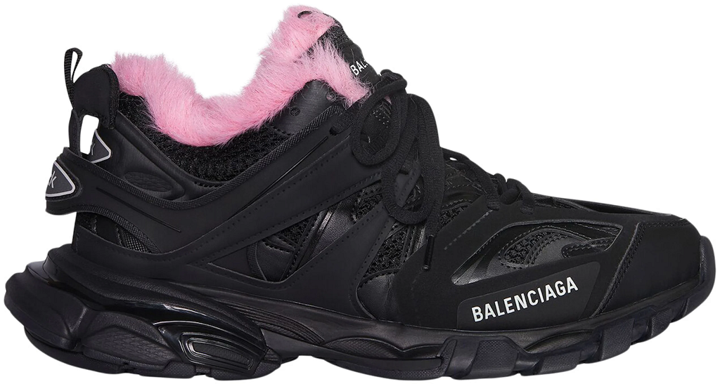 Giày Balenciaga Track Fake Fur ‘Black Pink’ 668555W3CQ61050