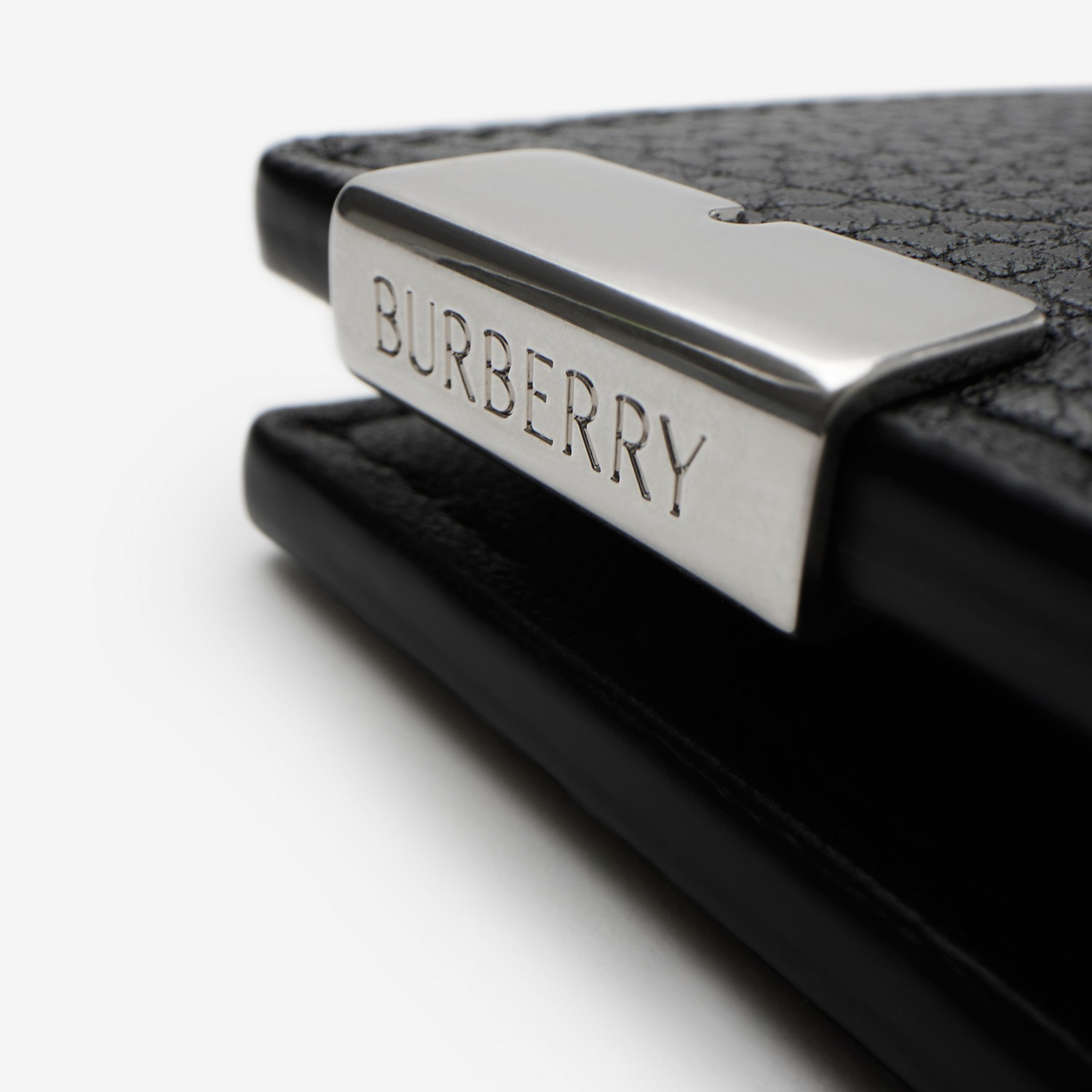 Ví Burberry B Cut Bifold Coin Wallet ‘Black’ 80837481 - Ảnh 3