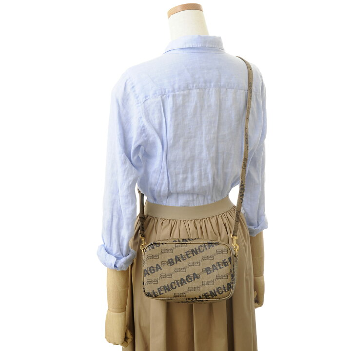 Túi Balenciaga Signature Camera ‘Beige’ 702701210HA2762 - Ảnh 2