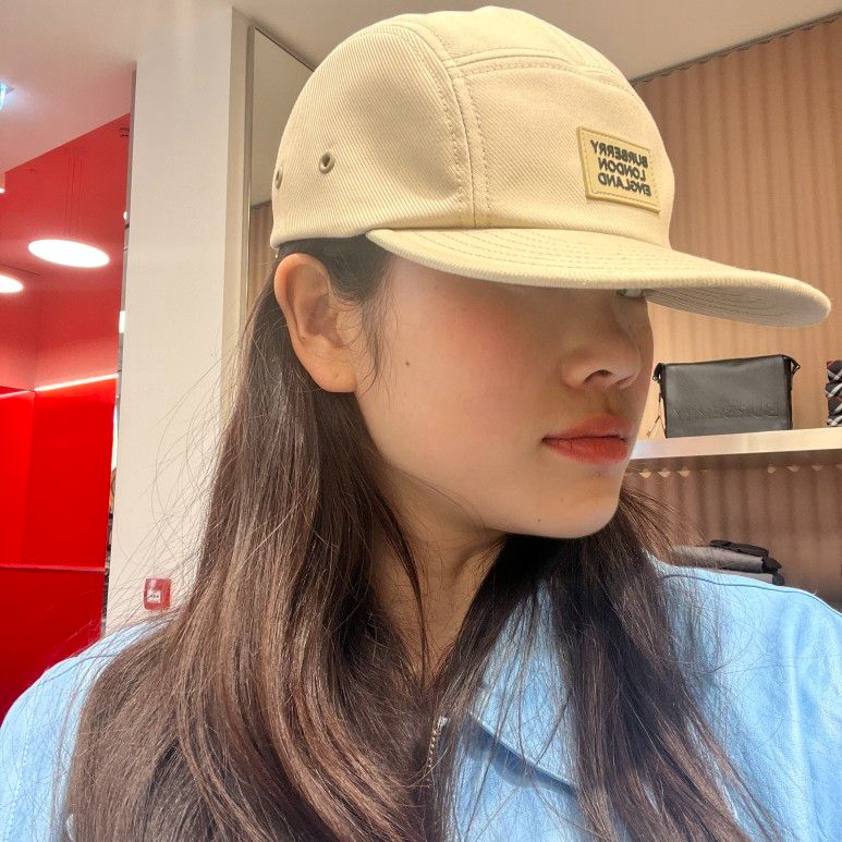 Mũ Burberry Cotton Baseball ‘Beige’ 80302091 - Ảnh 3