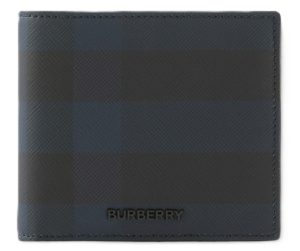 Ví Burberry Check Bifold Coin Wallet ‘Navy’ 80732841