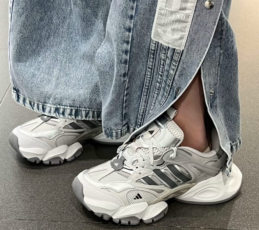 Giày adidas XLG Runner Deluxe 'Grey Silver' JP5761 - Ảnh 2