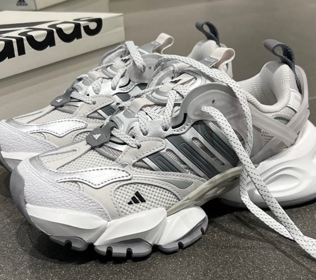 Giày adidas XLG Runner Deluxe 'Grey Silver' JP5761 - Ảnh 4