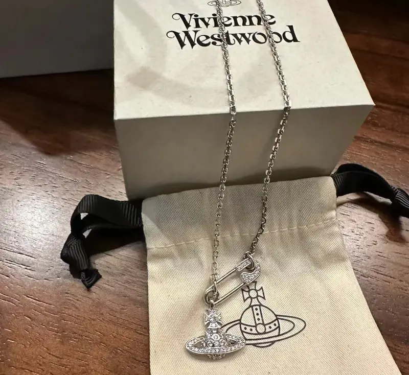 Dây Chuyền Vivienne Westwood Lucrece ‘Silver’ 6302029102P102P102 - Ảnh 5