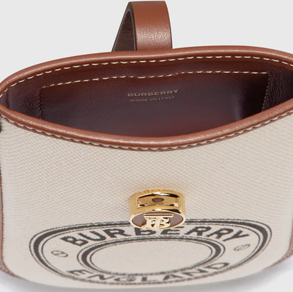 Túi Burberry Logo Graphic Canvas Phone Case ‘Beige’ 80266091 - Ảnh 5